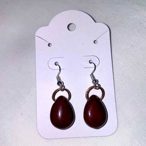 Brown Marble earrings